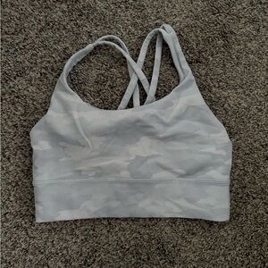 Women's Gray Camo Sports Bra Lululemon